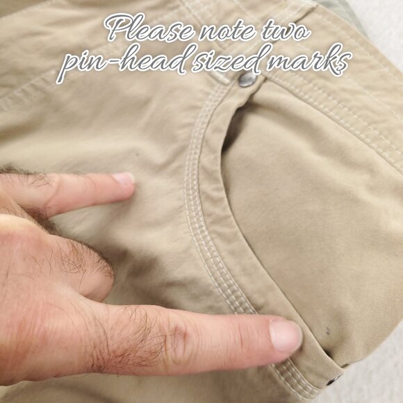 Kuhl Vented Hiking Pants Stretch Lightweight Khaki Men's "32x32" Real 32x31 - Picture 8 of 14